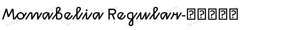 Monabelia Regular字体转换